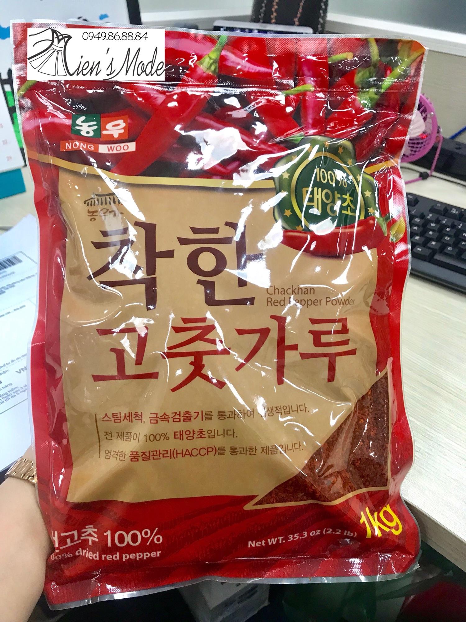 1kg Ớt bột Hàn Quốc muối kim chi