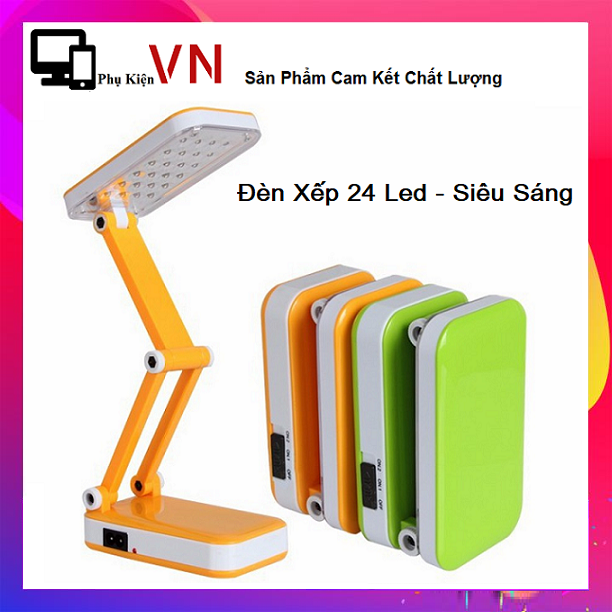 [HCM]Đèn Xếp Siêu Sáng 24 Bóng Led