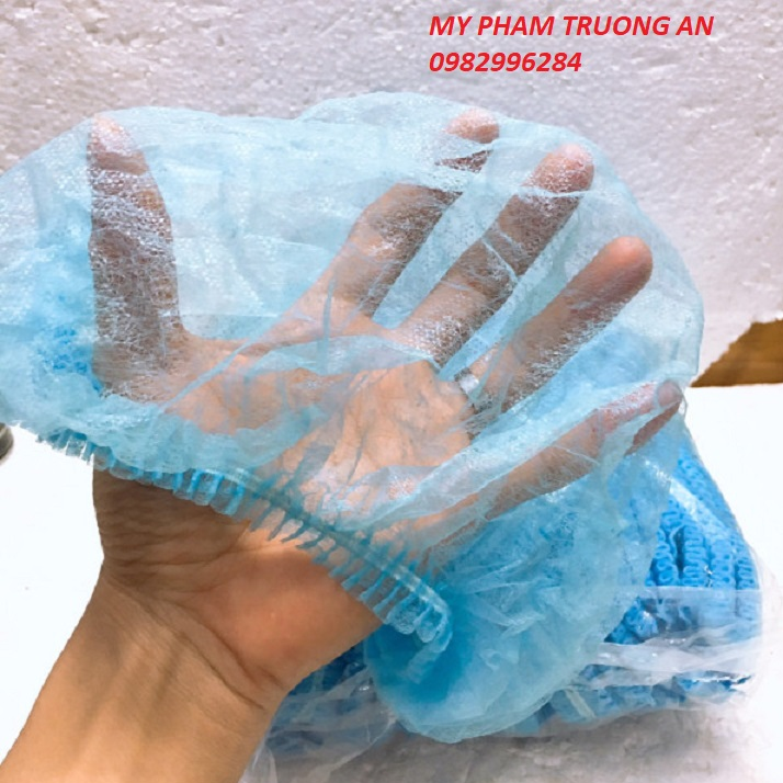 Combo 100 mũ trùm đầu dùng cho salon tóc