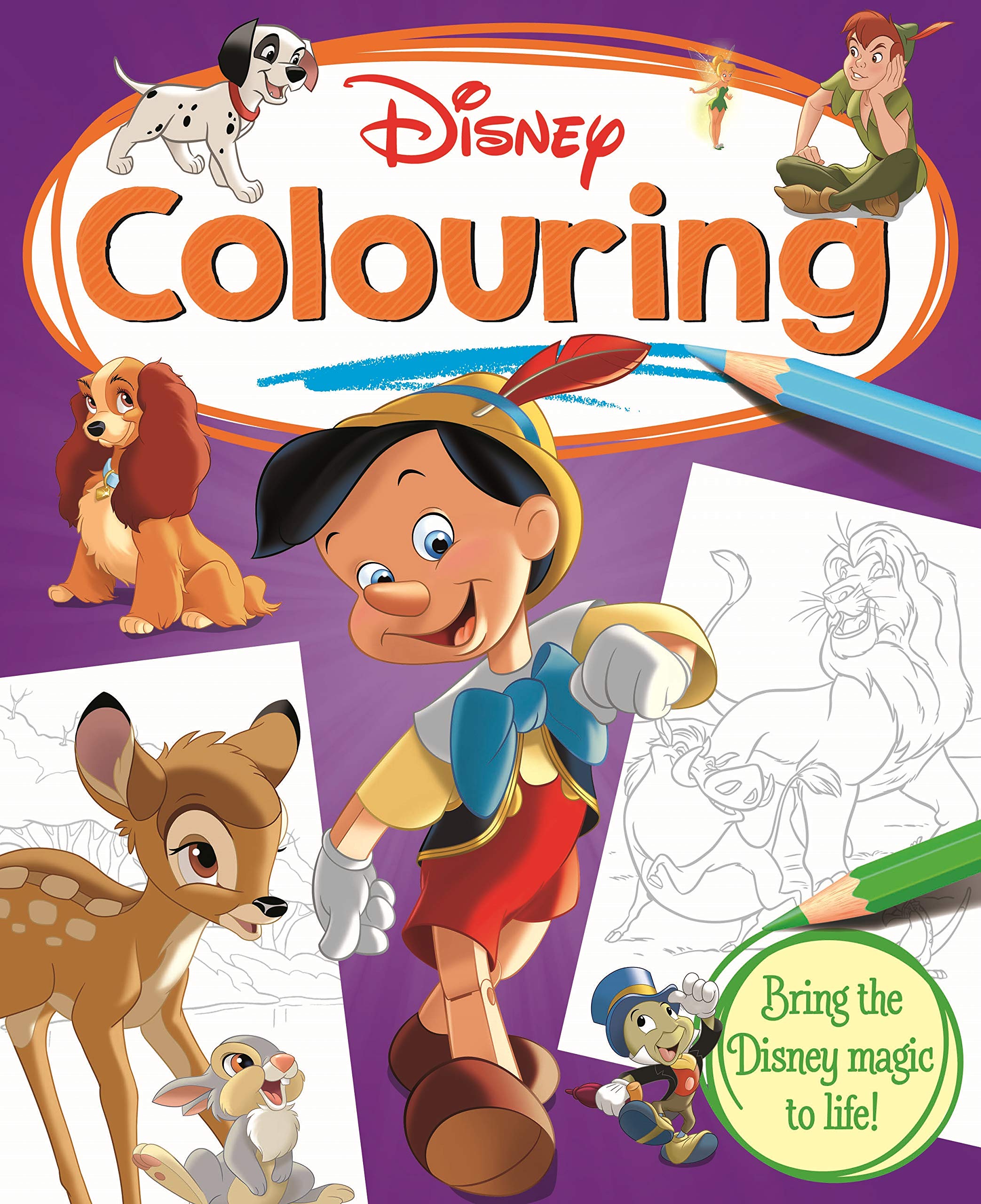 Sách - classics: disney colouring book - phương nam book