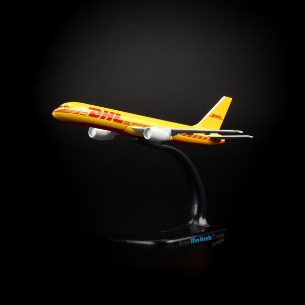 [HCM]Mô hình máy bay DHL Boeing B777 16cm Everfly