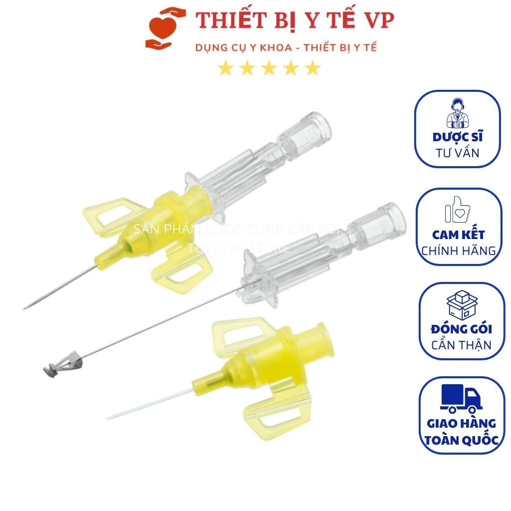 Kim luồn tĩnh mạch 24G Introcan Safety B.Braun (01 Chiếc)