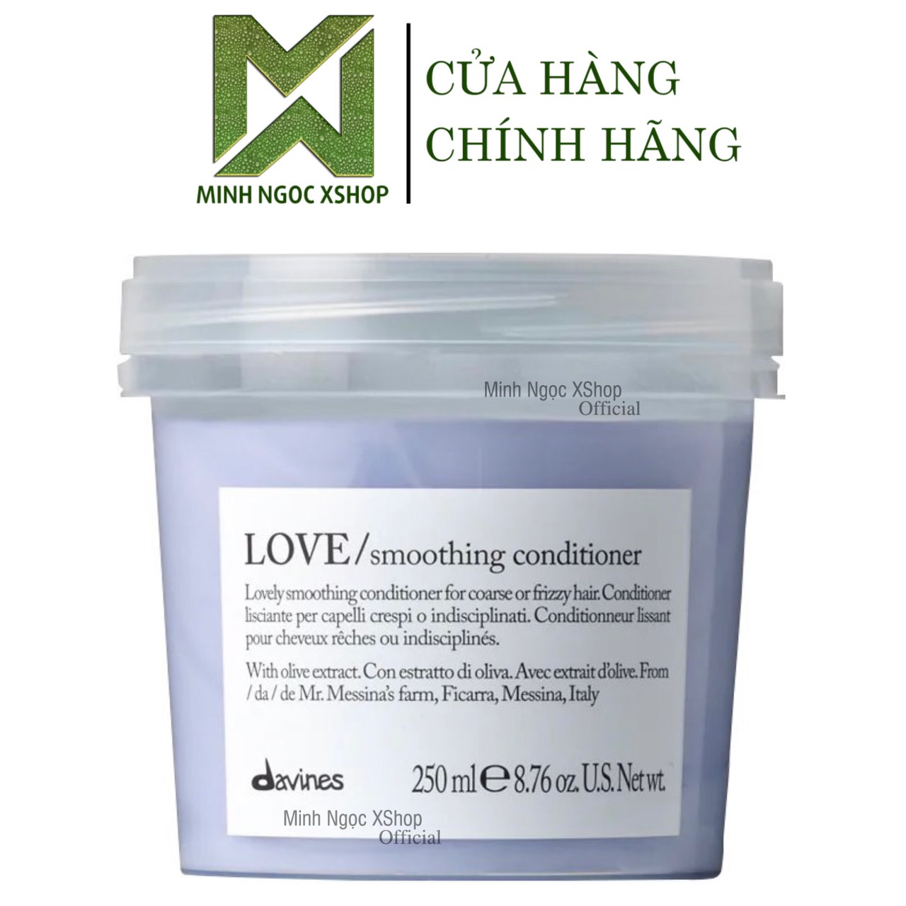 Dầu xả siêu mượt Davines Love Smoothing 250ML