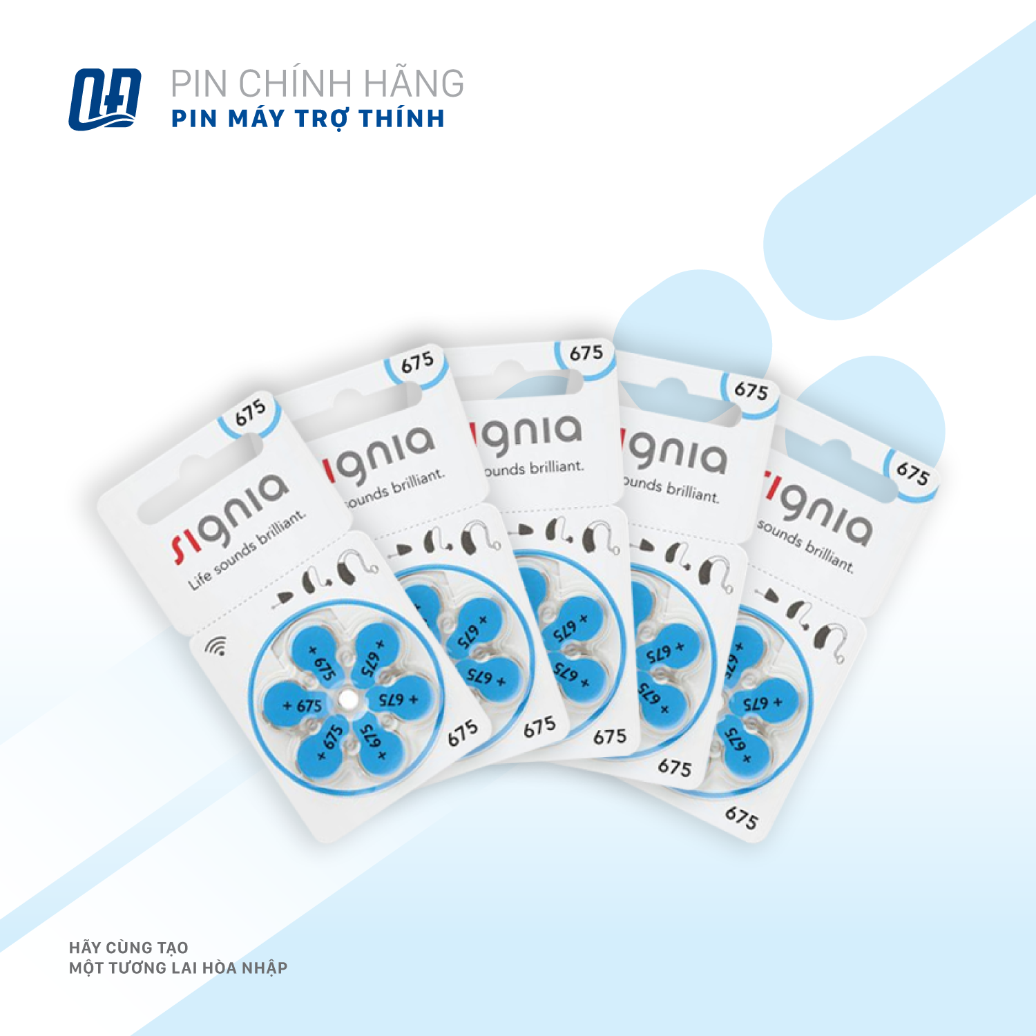 Signia Hearing aid battery 675