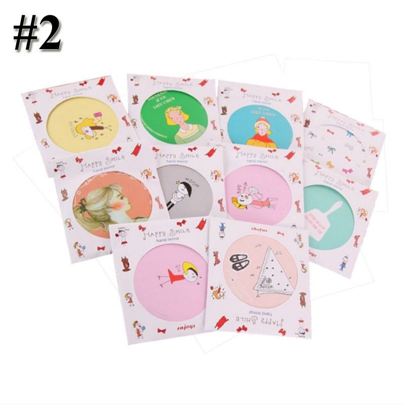 Mẫu mới gương cầm tay phong cách hàn ( 2 cái )