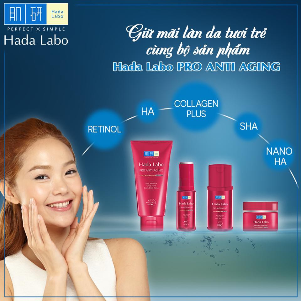 Sữa Rửa Mặt Hada Labo Lão Hóa - 80G
