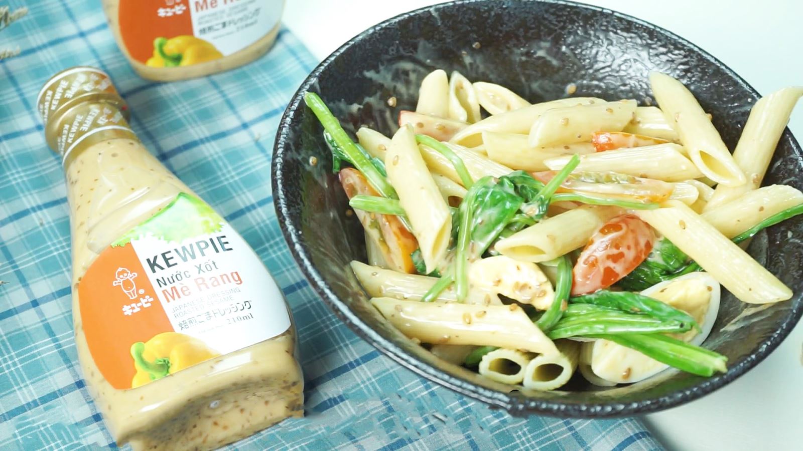 Sốt mè rang Kewpie 210ml trộn salad