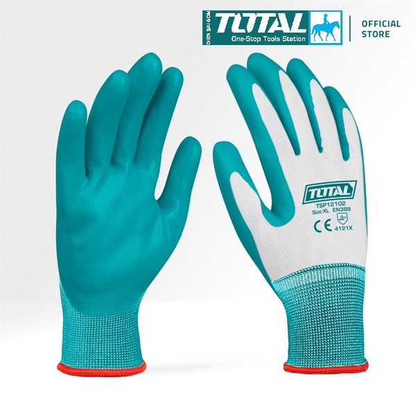 GĂNG TAY NITRI bảo vệ an toàn trong môi trường hóa chất Total TSP12101 TSP12102