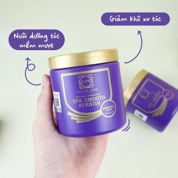 Kem Ủ Tóc Lụa Keratin Lae Sa Luay 250ml Thái Lan - Mẫu mới