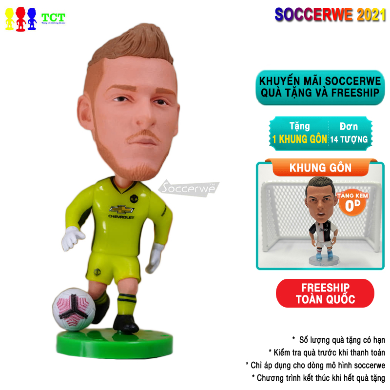 Tượng cầu thủ bóng đá de gea Clb MU