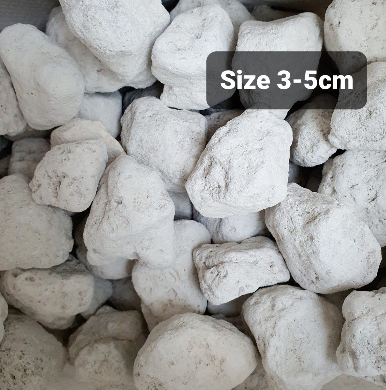 ĐÁ LÔNG VŨ | NHAM THẠCH TRẮNG LỌC NƯỚC CHO BỂ CÁ  - 1KG