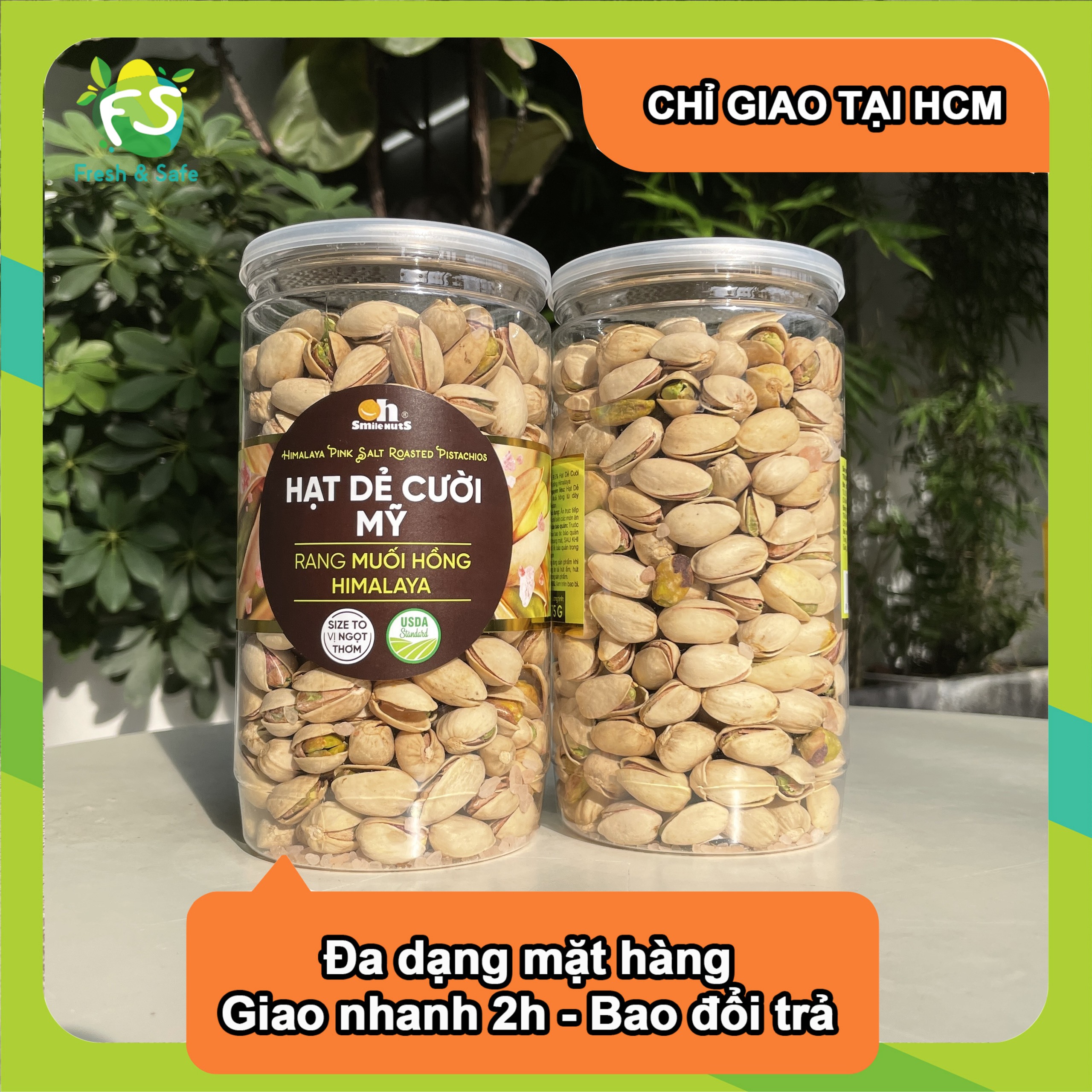 [Chỉ Giao HCM] Hạt Dẻ Cười Mỹ Rang Muối - 475g