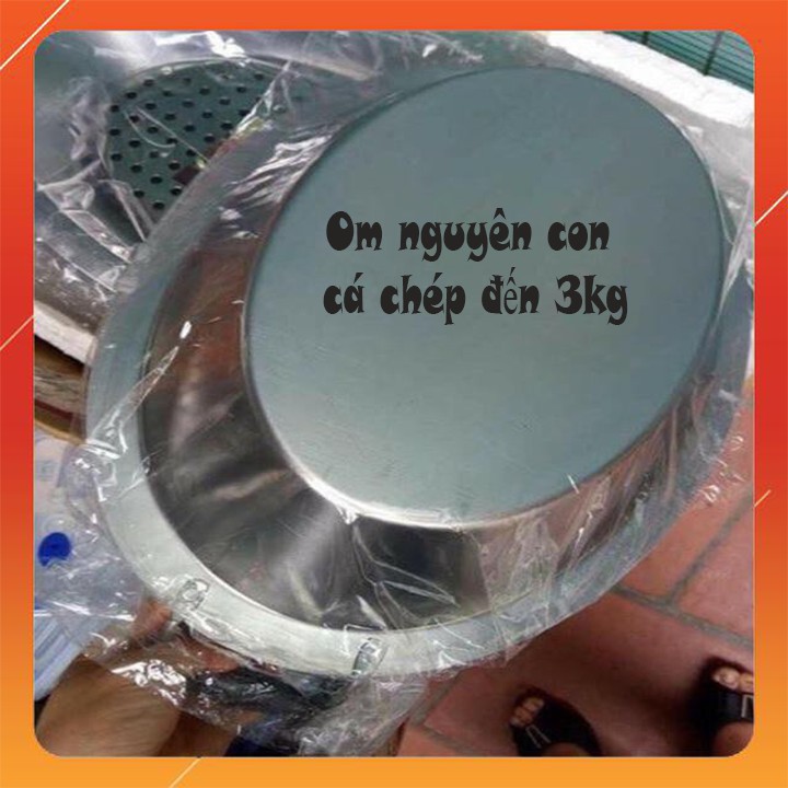 KHAY OM CÁ CHẾP, KHAY OM CÁ INOX NGUYÊN CON