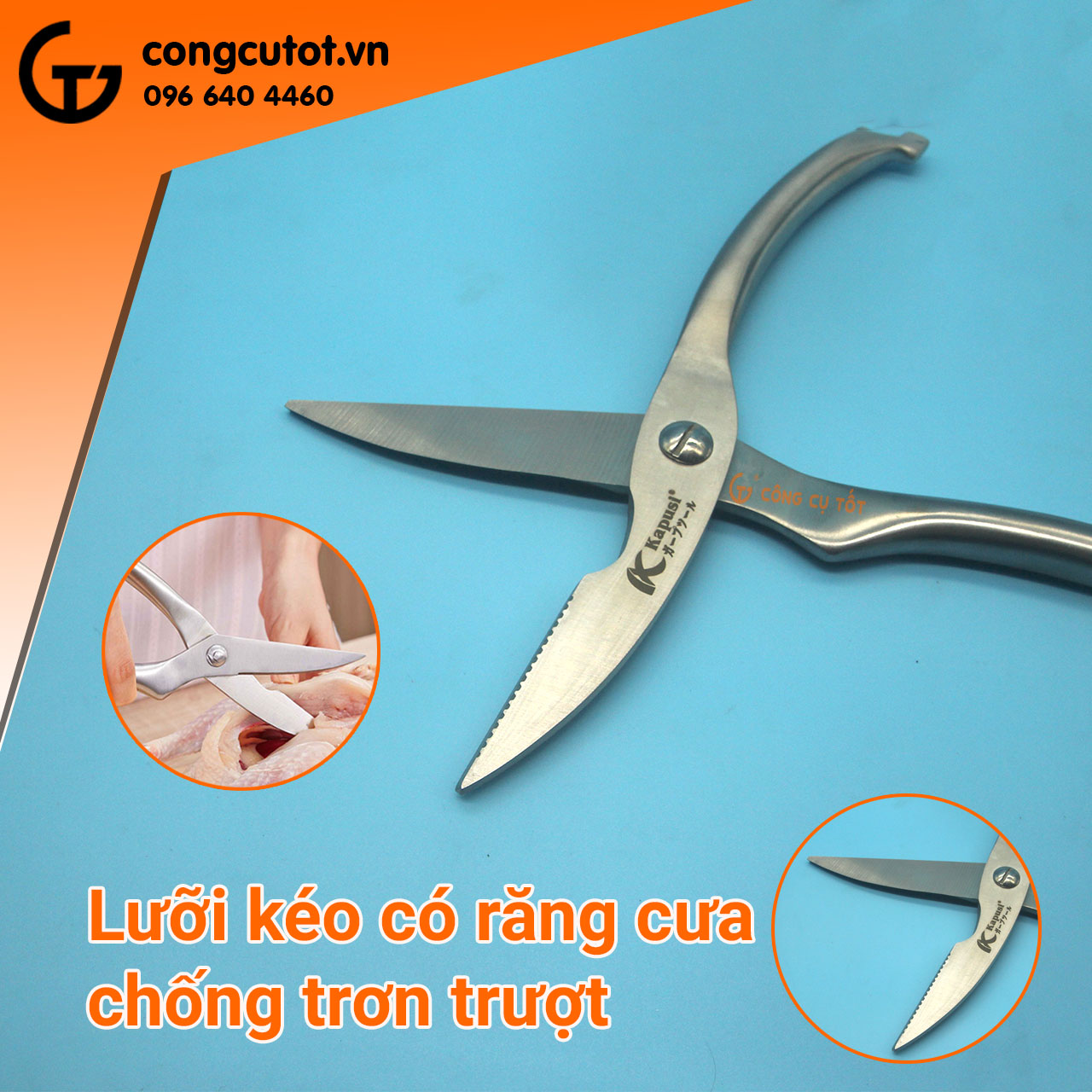 Kéo cắt gà Kapusi Nhật Bản