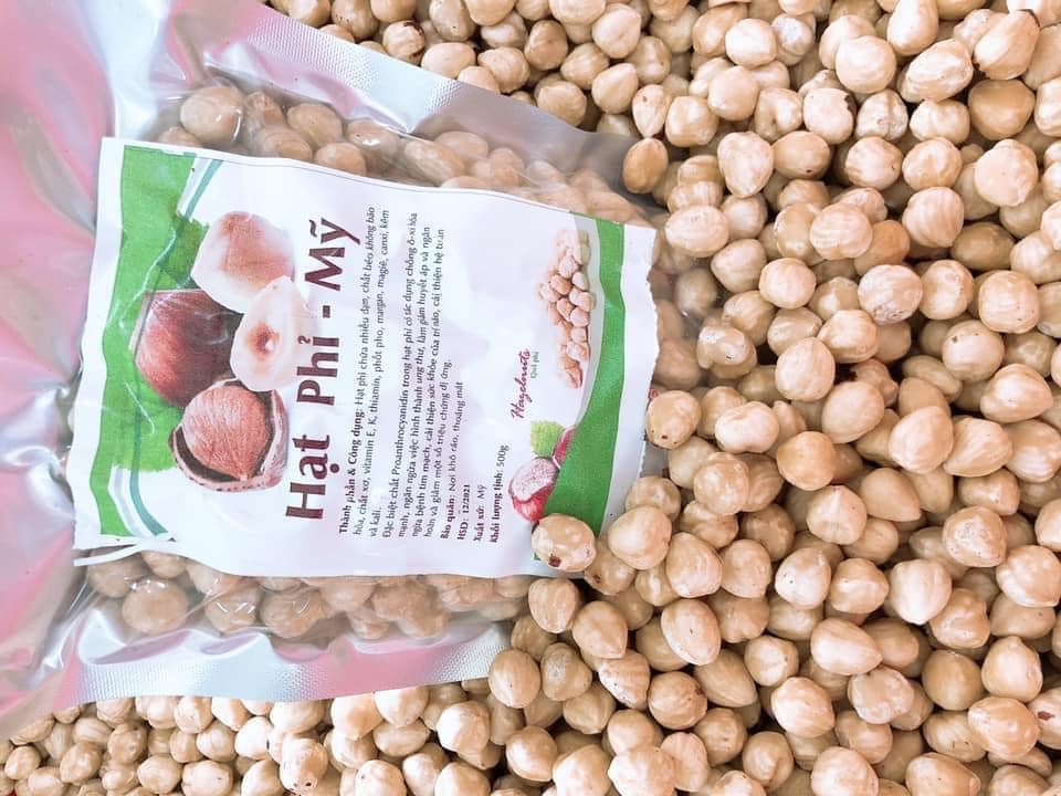 Nhân Hạt phỉ nhập Mỹ 500Gr