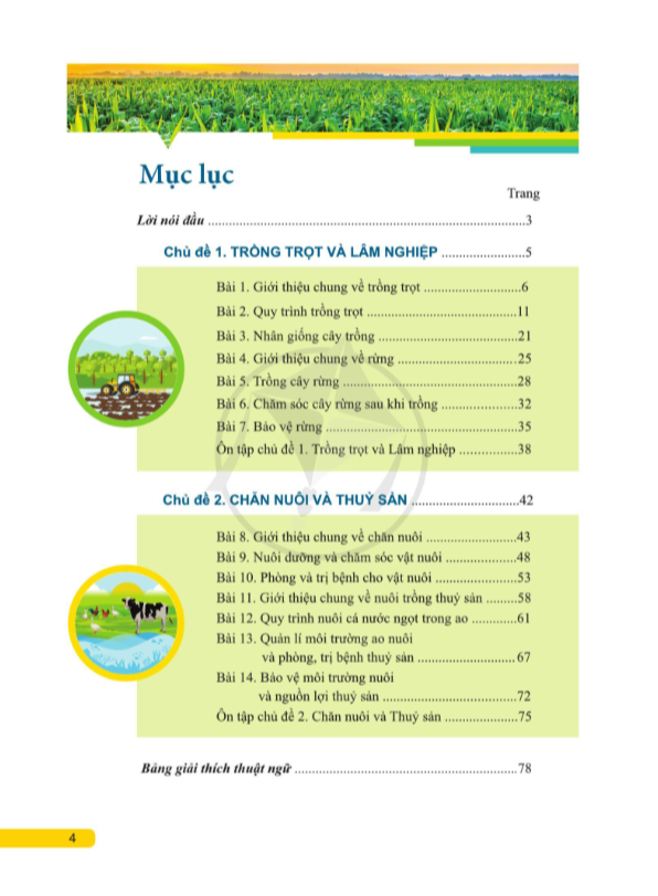 Công Nghệ Lớp 7 - Cánh Diều