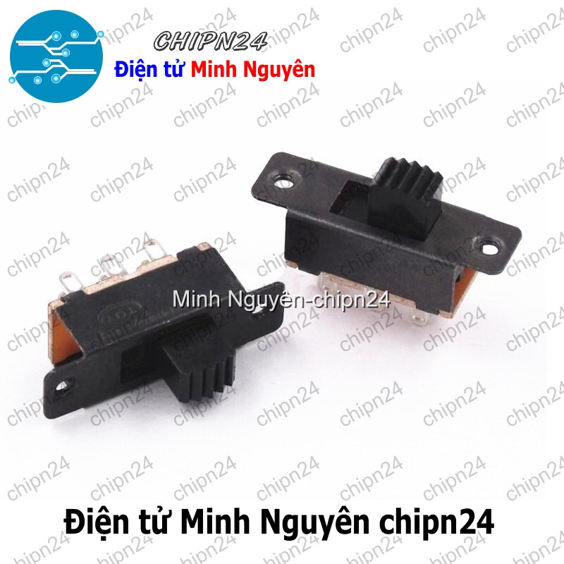 [5 cái] (F99.6) Công tắc gạt 6 chân Đen - HH001976