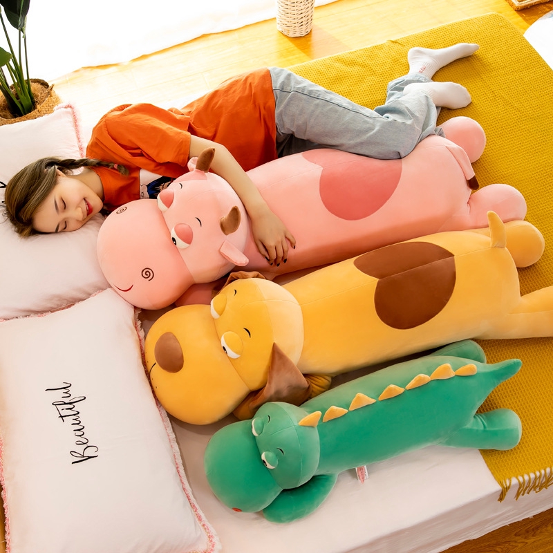 Gấu bông cá sấu bò chó 75cm 1m2