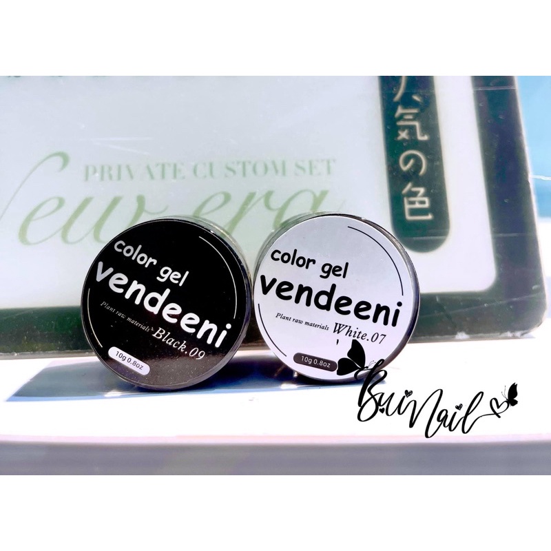 Gel vẽ trắng đen vendeeni