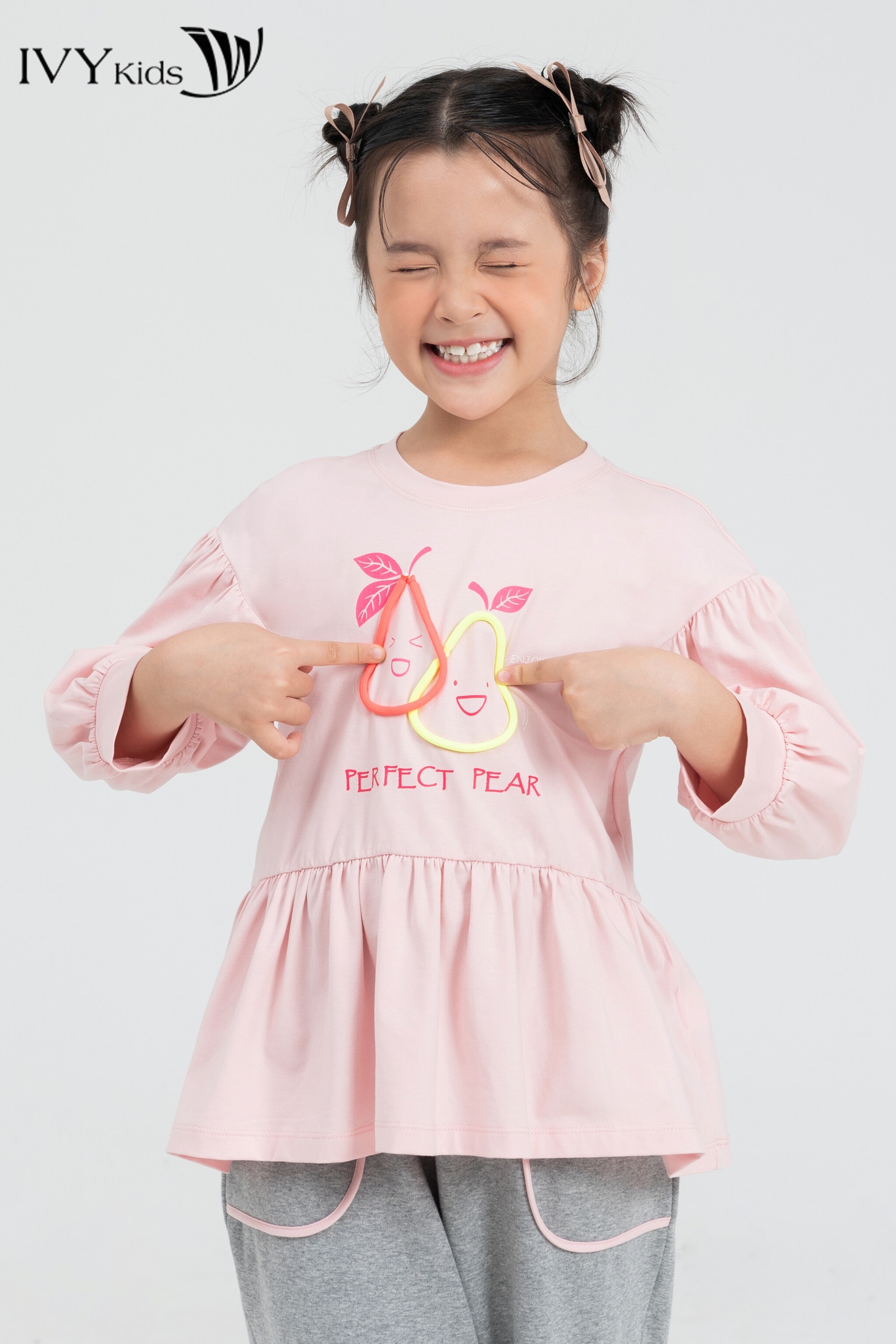 Áo thun perfect pear ivy moda ms 58g1582