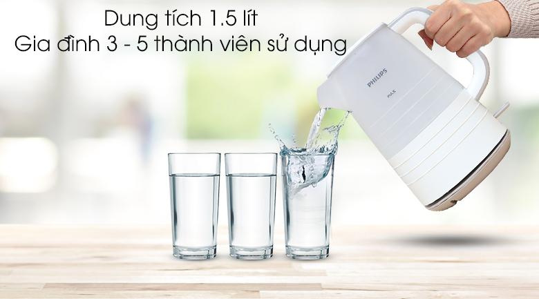 Bình siêu tốc Philips 1.5 lít HD9334