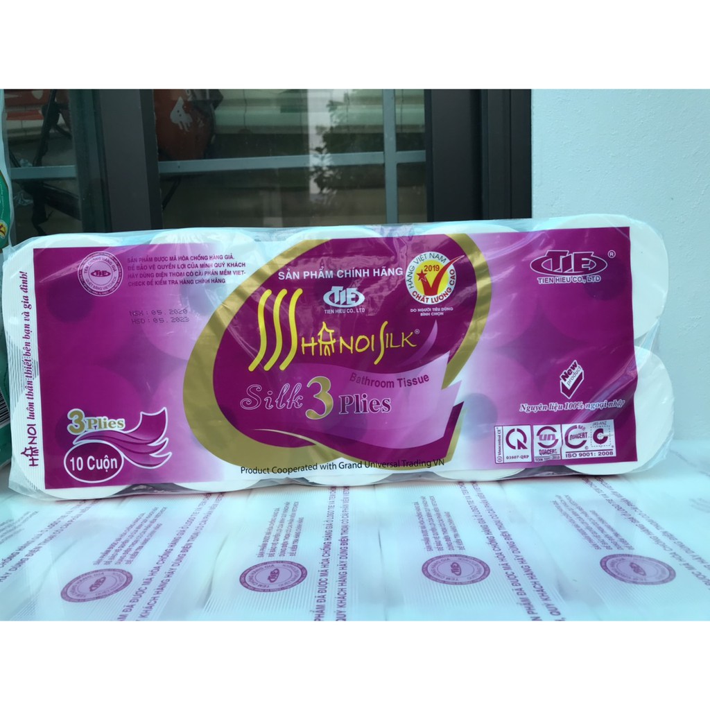 Combo 2 bịch giấy vệ sinh hà nội 3 lớp siêu dai