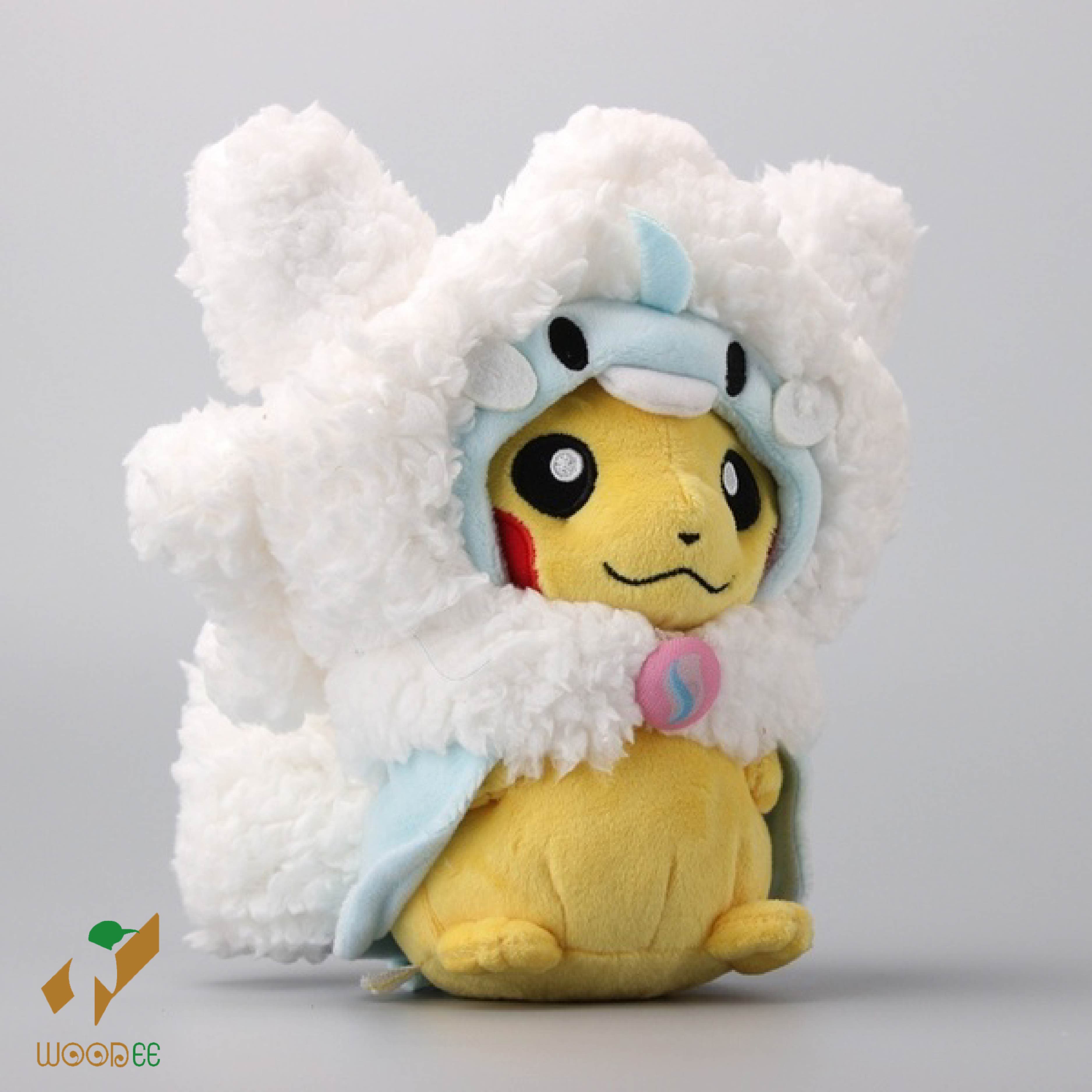 (Hàng Nhật)Gấu bông pokemon Pikachu Cosplay Mega Altaria 25cm