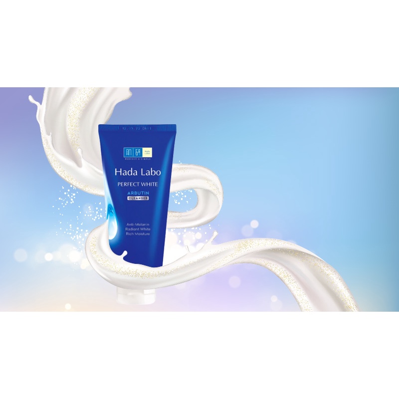HadaLabo Kem rửa mặt Perfect White Tranexamic Acid Cleanser 80g
