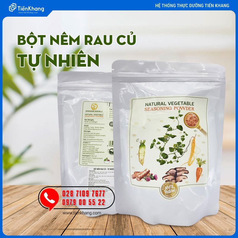 Bột Nêm Rau Củ Tự Nhiên - Túi (450gram)