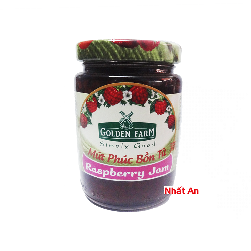MỨT PHÚC BỒN TỬ/RASPBERRY JAM 210G HIỆU GOLDEN FARM