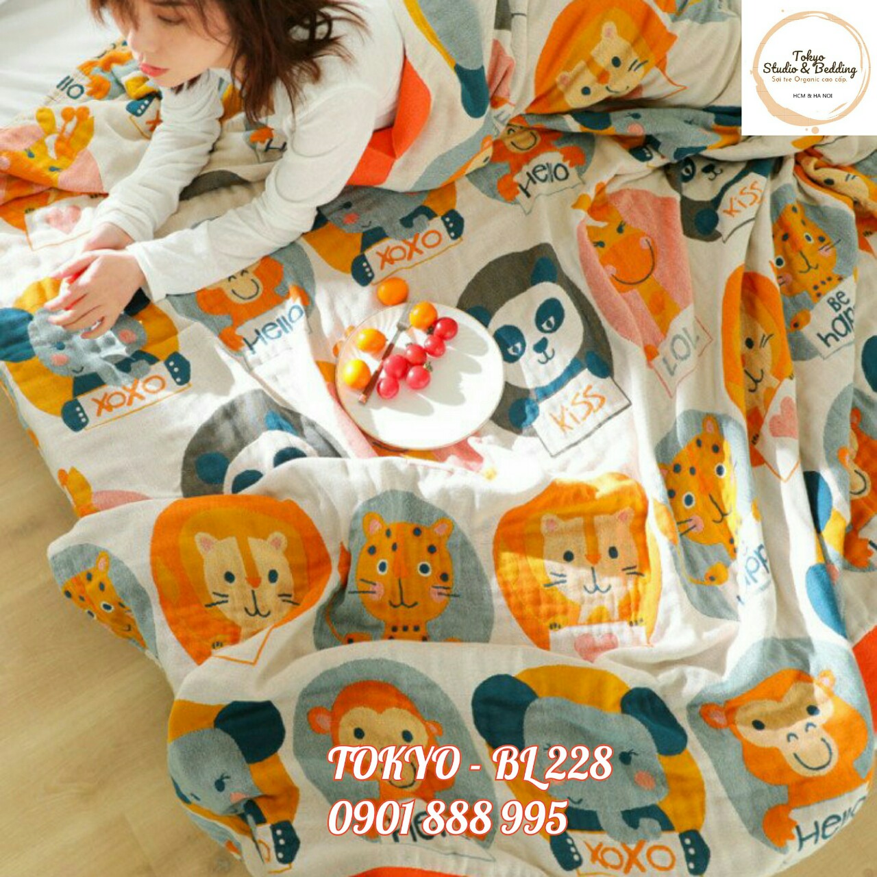 H12_Chăn Xô Organic Cotton Dòng Cao Cấp