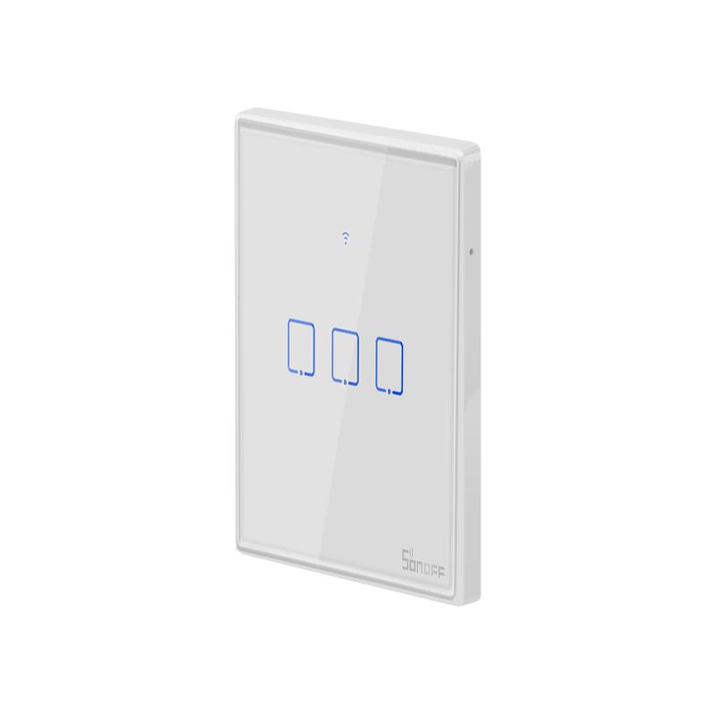 Công tắc WiFi cảm ứng Sonoff T2US 1 2 3 Kênh