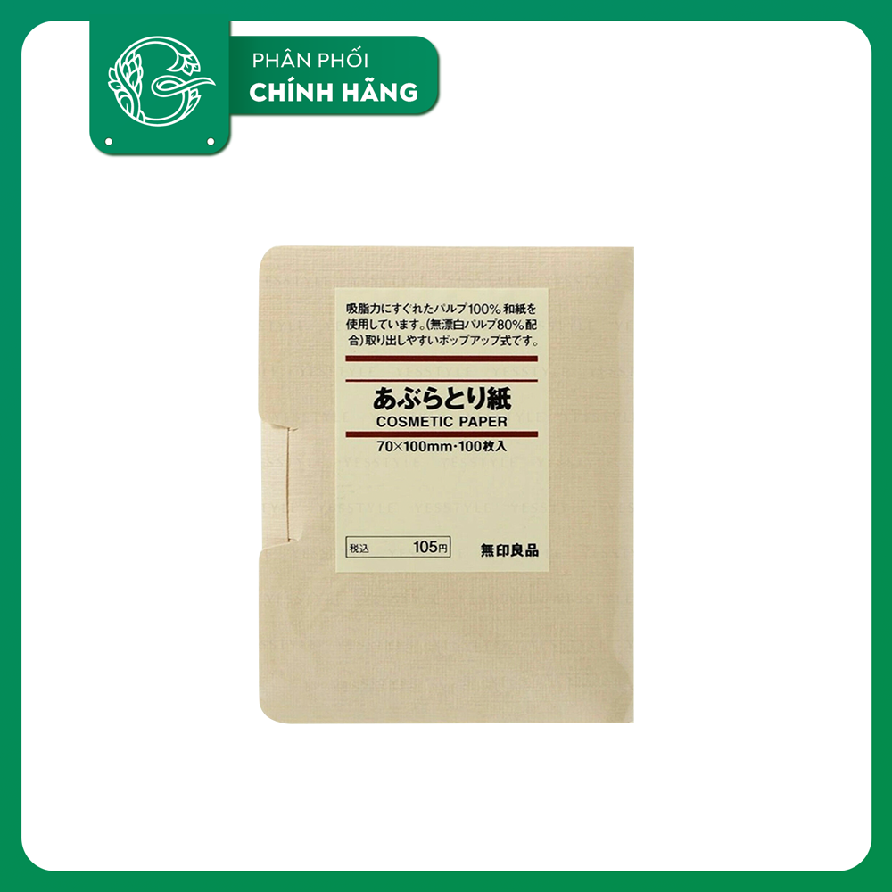 Giấy Thấm Dầu Muji Cosmetic Paper