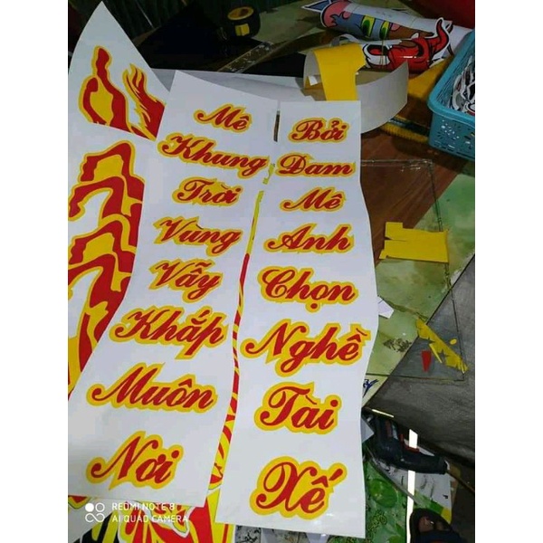 TEM THƠ DÁN XE TẢI các loại
