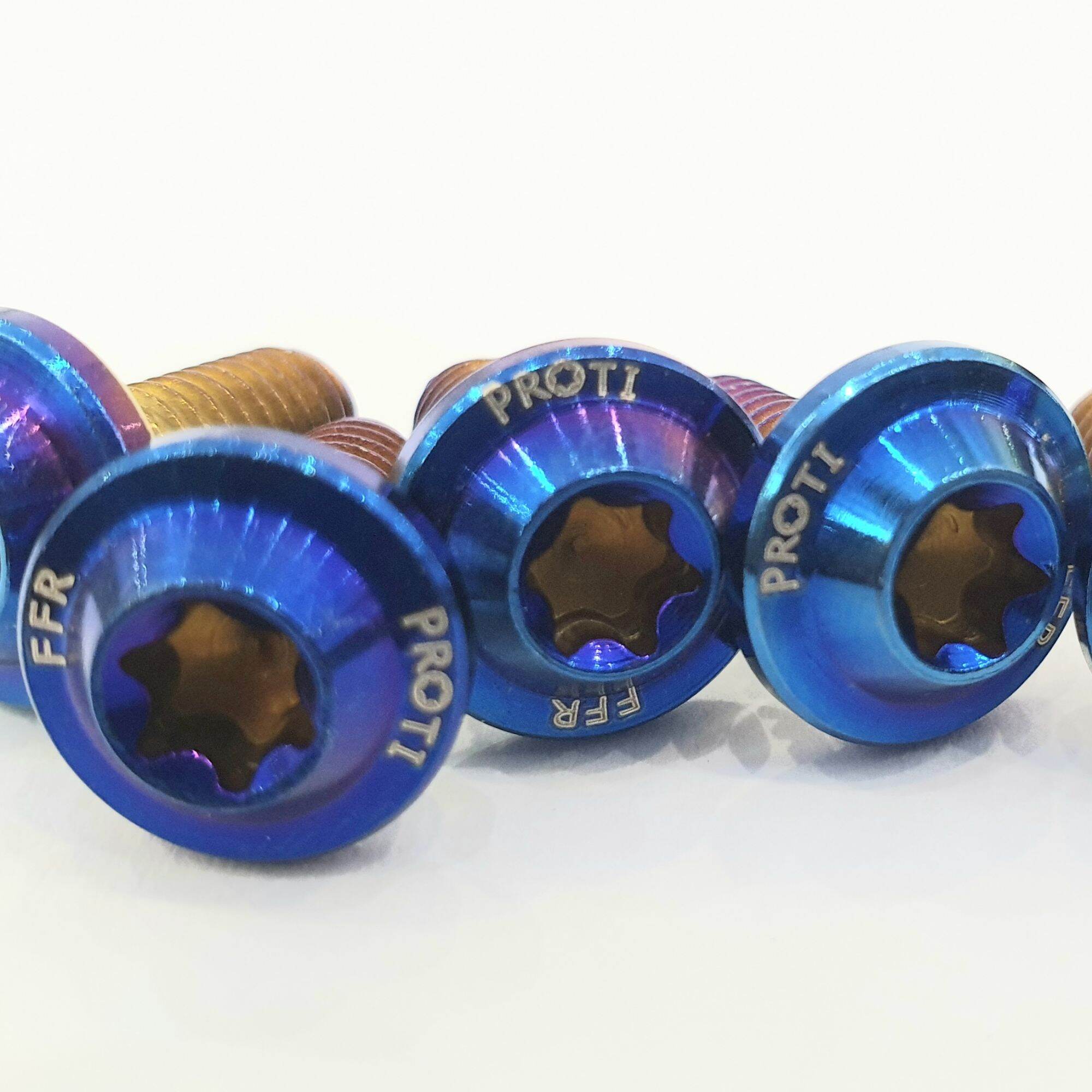 Set 5 ốc GR Proti 6ly màu Titan, dài1,5cm