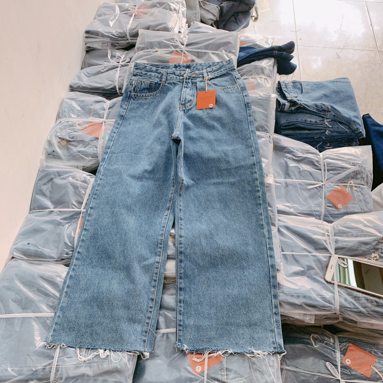 [HCM]QUẦN BAGGY JEAN NỮ ỐNG RỘNG  CAO CẤP CHERYSHOP94 MS002