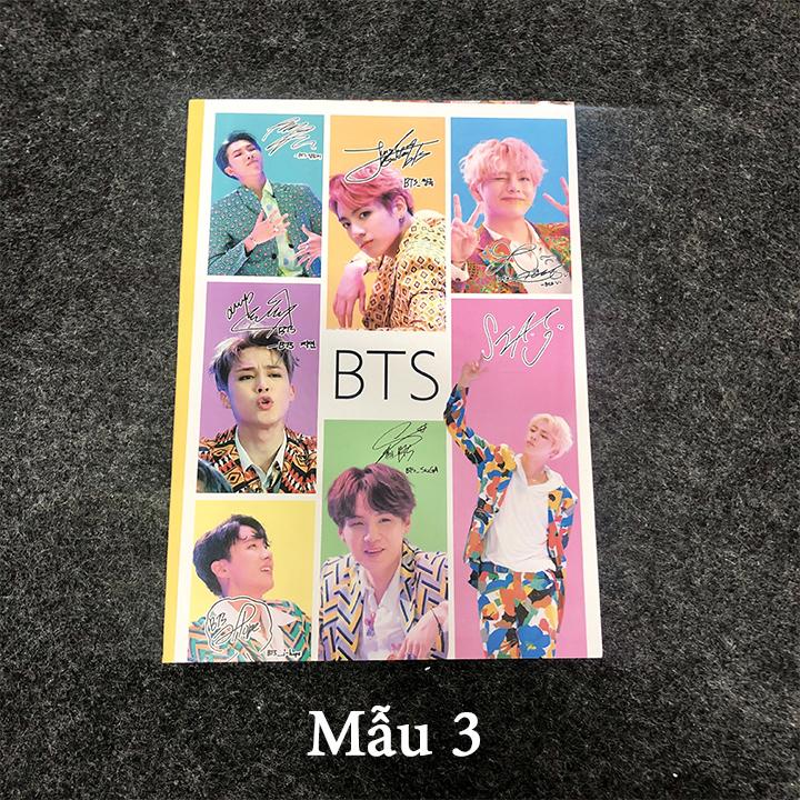 Tập Màu BTS - NoteBook BTS In Hình Màu Mỗi Trang
