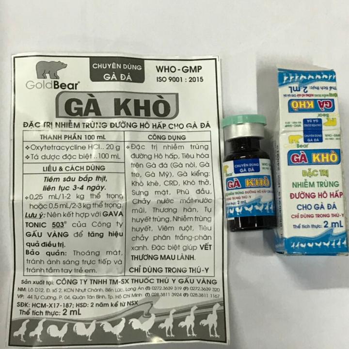 GÀ KHÒ [2ml] Thu.ốc cho gà đá khò khè