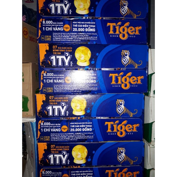 Thùng 24 lon bia Tiger