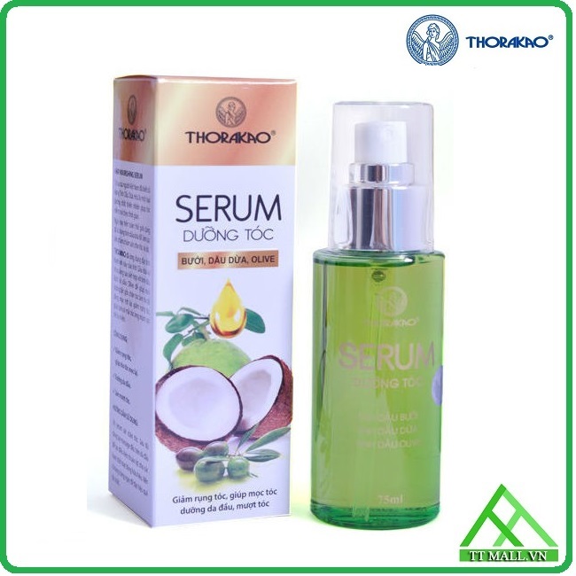 Hair Care Serum Of Grapefruit - Coconut - Olive Thorakao 75ml