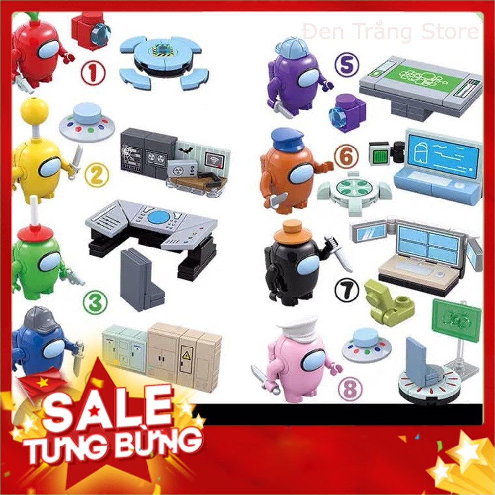 BỘ MÔ HÌNH LEGO AMONG US Mô Hình Lego Cho Người Lớn Mô Hình Lego