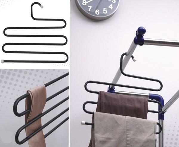 Bộ 05 móc treo quần áo 5 tầng đa năng