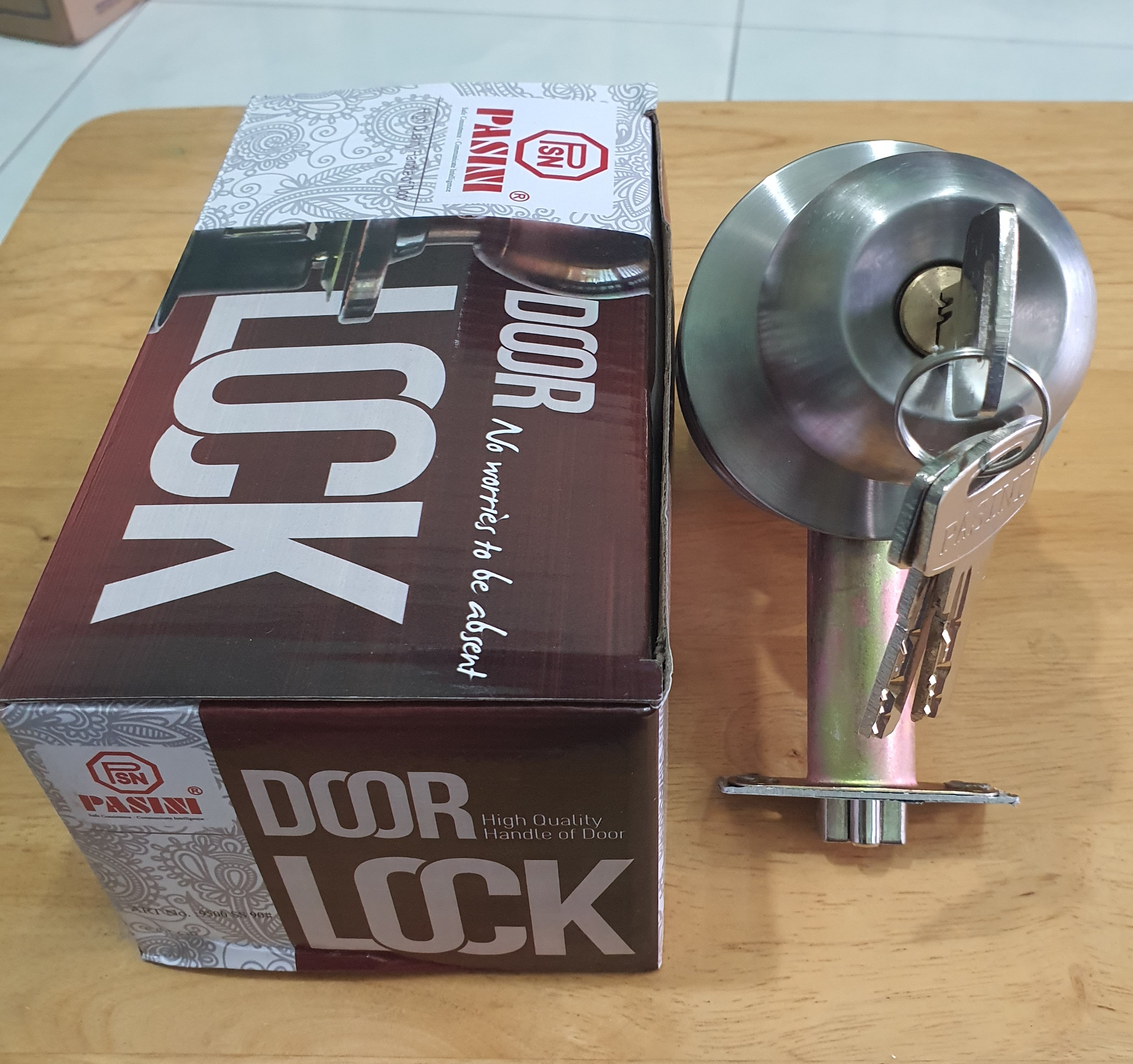 (Chính hãng) Khóa tay nắm tròn PASINI 9500SS INOX