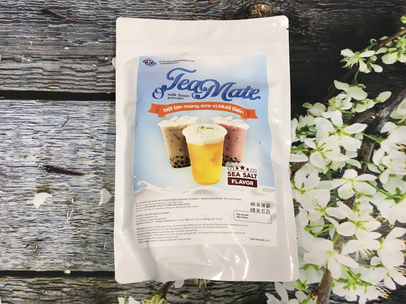 Bột tạo màng sữa vị muối biển 1kg ( milk foam)