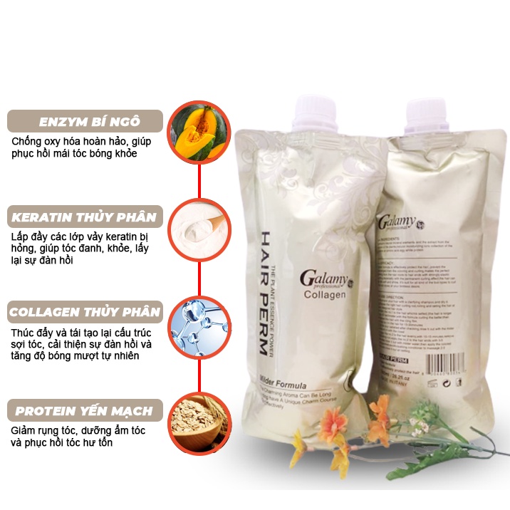 Cặp Thuốc Uốn Ép GALAMY COLLAGEN1000Ml x2