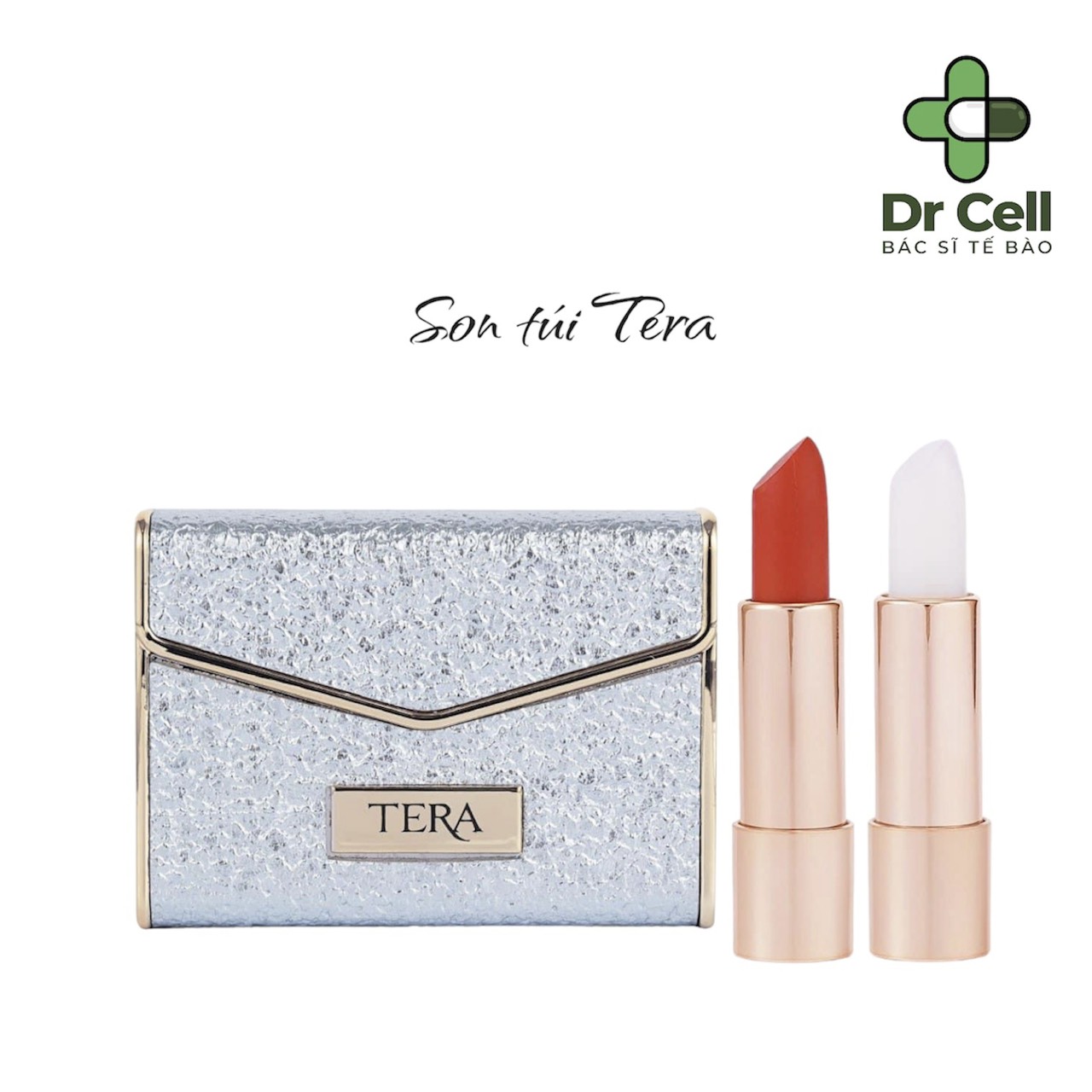 Son Tera DR CELL (túi gồm 1 son dưỡng và 1 son màu)