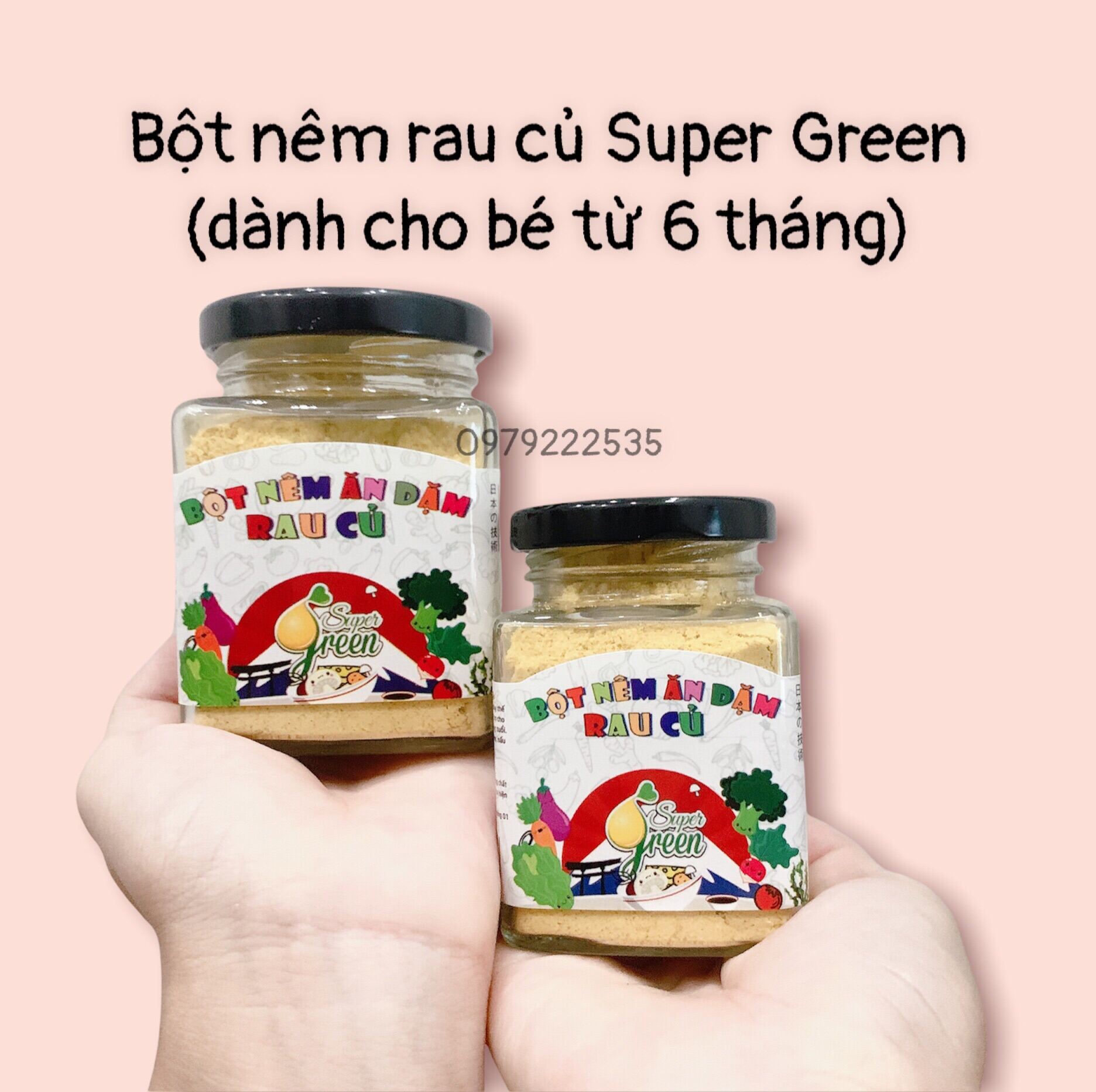 [SUPER GREEN] BỘT NÊM ĂN DẶM RAU CỦ SUPER GREEN