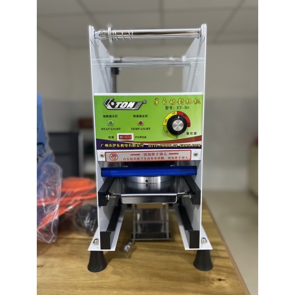Máy ép miệng ly tự động cuốn màng ETON-B9