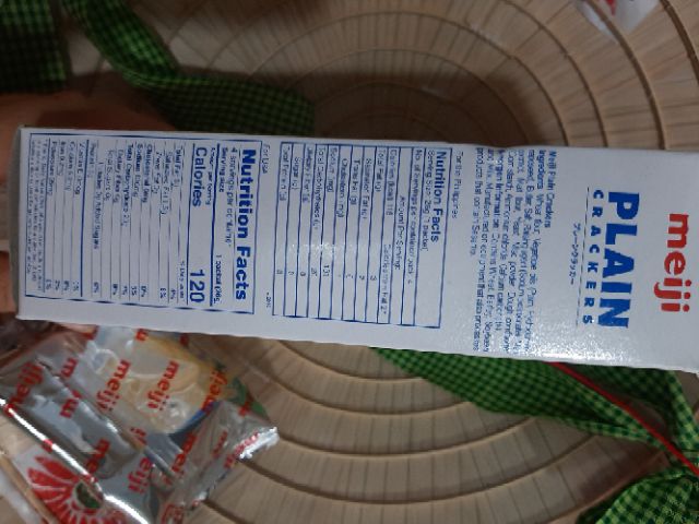 Bánh Quy Meiji Plain Crackers 104G(  Dành Cho Người Ăn Kiêng)