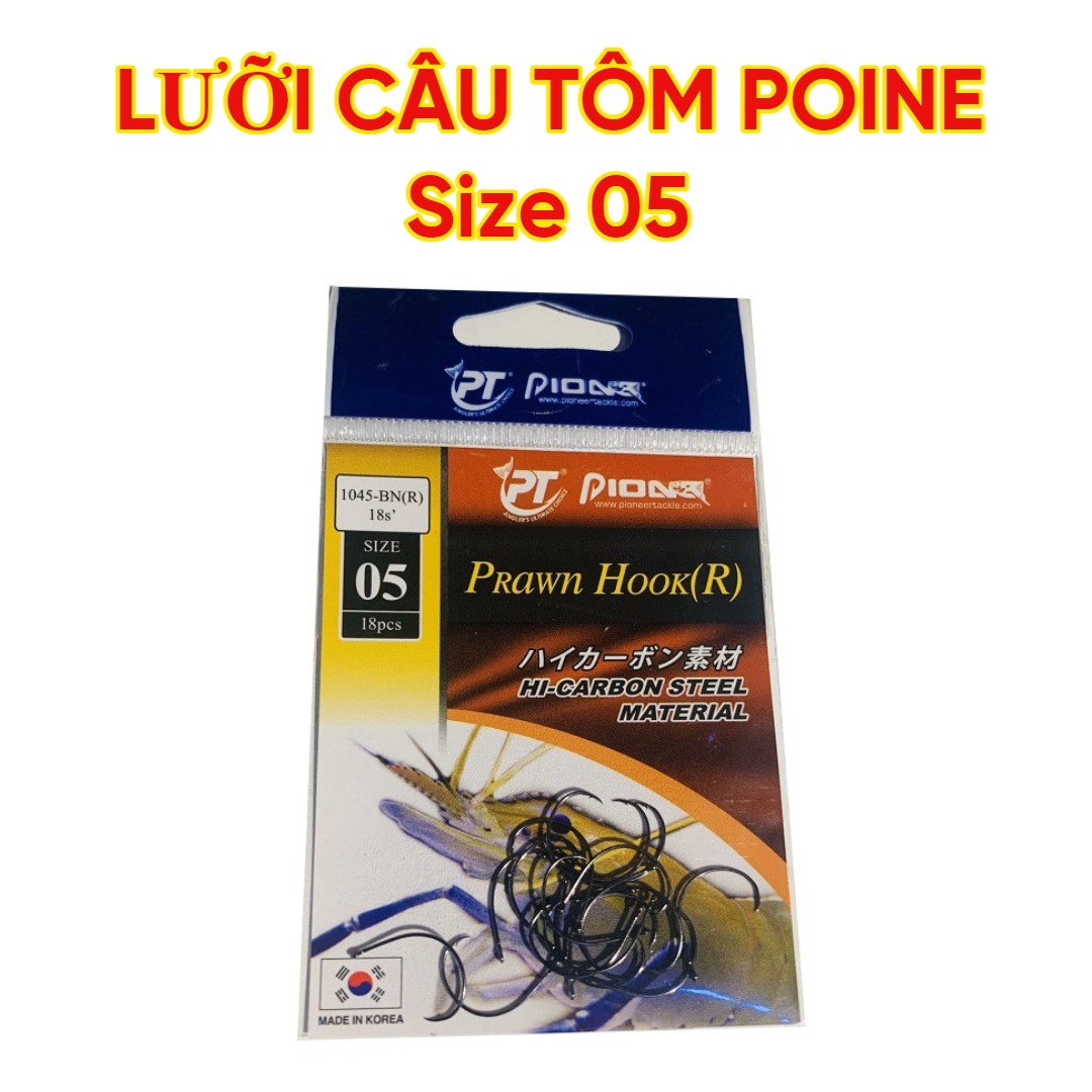 Lưỡi Câu tôm POINE Size 05